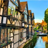 Canterbury, Kent villages and Dover cliffs & castle