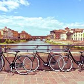 A guided bike tour around Florence