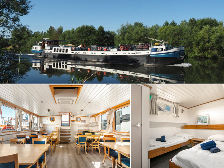 The MS Allure floating on a river