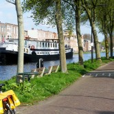 Boat sailing in the Netherlands.