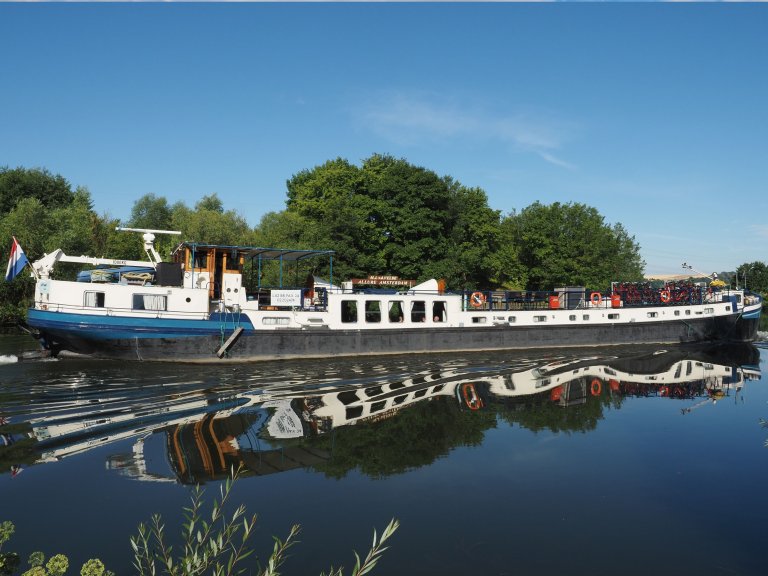 The MS Allure floating on a river