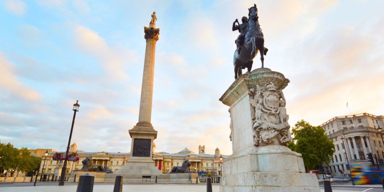 Trafalgar Square, London. Photo. Andrea Astes via canva