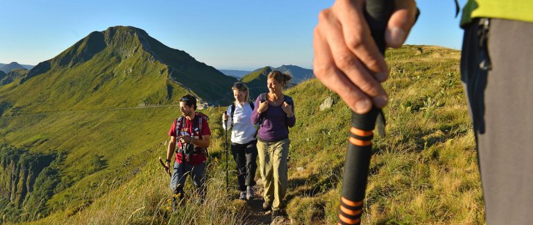Group of hikers in Auvergne - Atout France Joel Damase.jpg