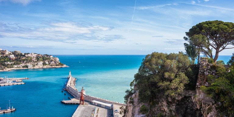 View from Castle Hill in Nice. Photo. Arthur Bogacki via canva.com