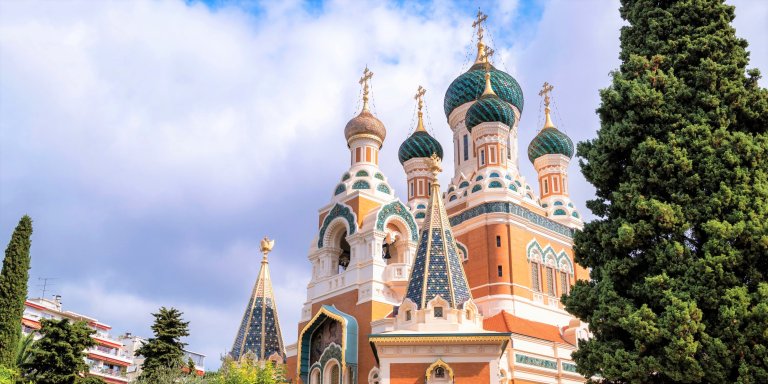 Orthodox Cathedral in Nice. Photo. Frimufilms via canva.com